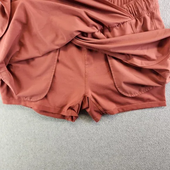 Patagonia Skort Womens L Pink Fleetwith Faux Wrap Commuting Work Travel Golf - Picture 4 of 13